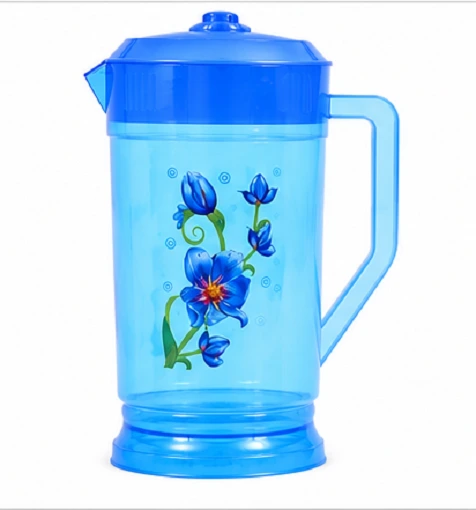 Plastic Water Jug 2 Litre with Lid & Handle | Multipurpose Refrigerator Water Pitcher for Home & Kitchen - Image 2