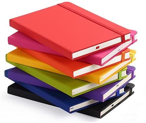 Premium hardcover notebook diary with durable fabric cover for office school and personal writing