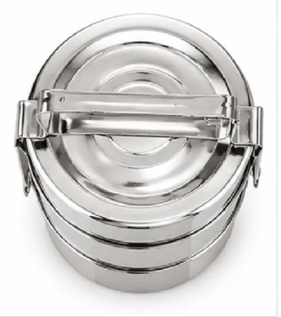 Stainless Steel 3 Tier Tiffin Lunch Box | Leak Resistant Food Storage Carrier for Office, School & Travel - Image 2