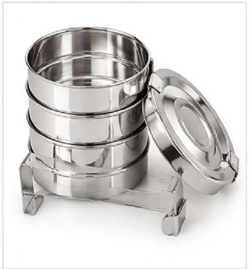 Stainless Steel 3 Tier Tiffin Lunch Box | Leak Resistant Food Storage Carrier for Office, School & Travel - Image 5
