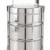 Stainless steel 3 tier tiffin lunch box with handle and secure locking system for carrying meals.