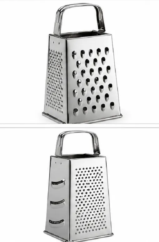 Stainless Steel 4 Side Vegetable Grater | Multipurpose Cheese, Fruit & Vegetable Slicer for Kitchen - Image 6