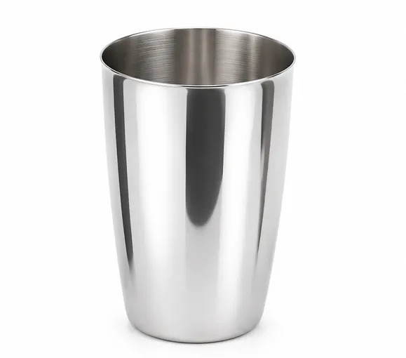 Stainless Steel Drinking Glass Set Pack of 6 | Premium Steel Tumblers for Water, Juice & Daily Use - Image 5