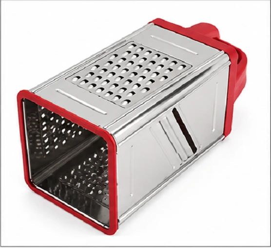 Stainless Steel 4 Side Vegetable Grater & Slicer | Multipurpose Kitchen Grater for Cheese, Vegetables & Fruits - Image 2