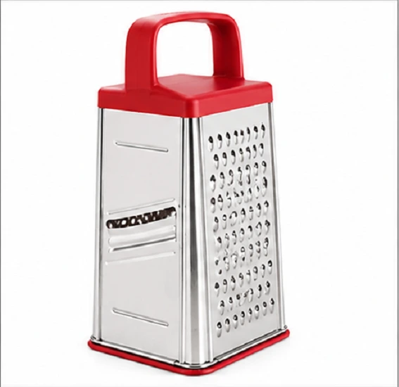 Stainless Steel 4 Side Vegetable Grater & Slicer | Multipurpose Kitchen Grater for Cheese, Vegetables & Fruits - Image 3
