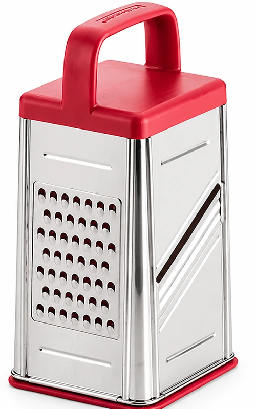 Stainless Steel 4 Side Vegetable Grater & Slicer | Multipurpose Kitchen Grater for Cheese, Vegetables & Fruits - Image 6