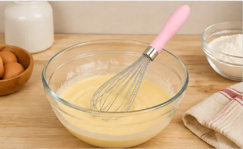 Stainless Steel Balloon Whisk with Ergonomic Handle | Kitchen Egg Beater & Baking Mixing Whisk - Image 2