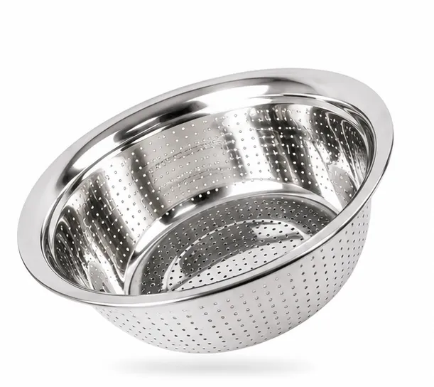Stainless Steel Colander Strainer Bowl – Multipurpose Kitchen Drainer - Image 6