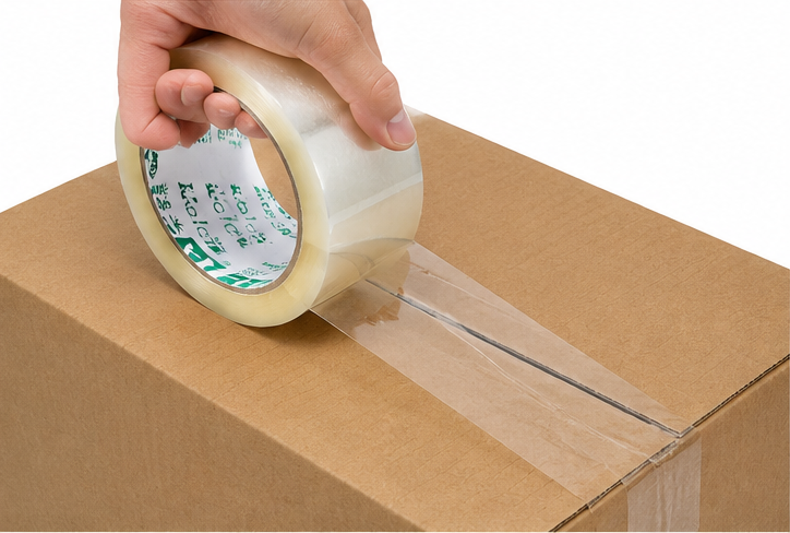 Transparent Packing Tape Roll 2 Inch x 65 Meter – Strong Adhesive Packaging Tape (Pack of 6) - Image 3