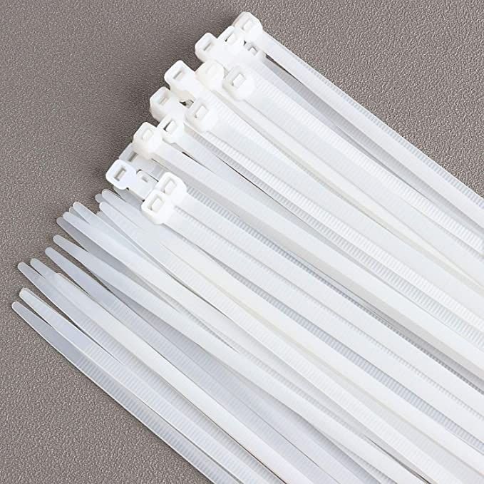 Premium Nylon Cable Tie Pack | Self-Locking White Cable Zip Ties - Image 6