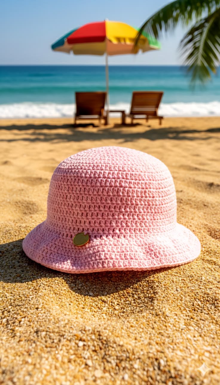 Women's Summer Beach Sun Hat Wide Brim Straw Hat for Travel & Outdoor Use - Image 6