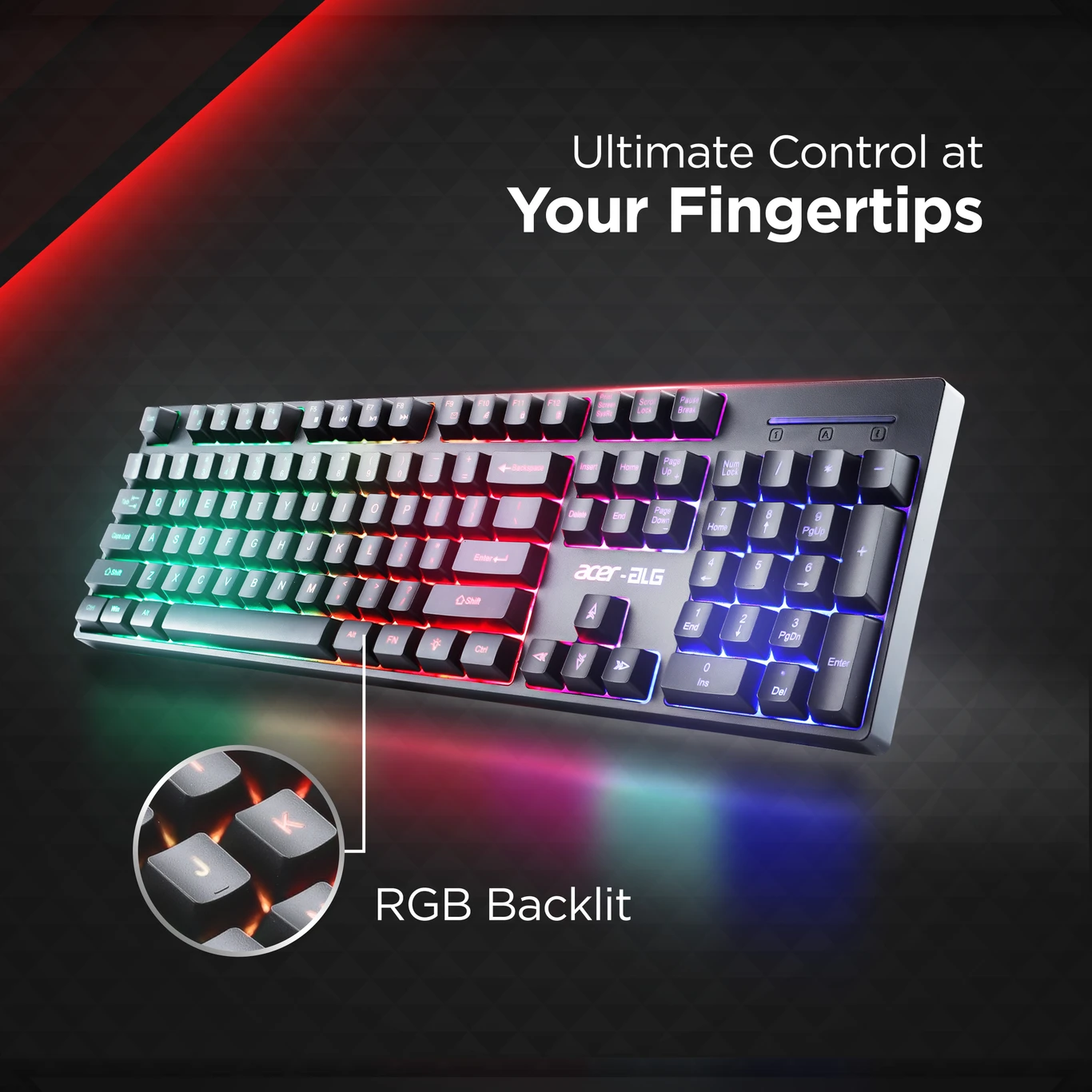 Acer ACR300 Gaming Combo Kit 4-in-1 – Headset, Keyboard, Mouse & Mouse Pad - Image 4