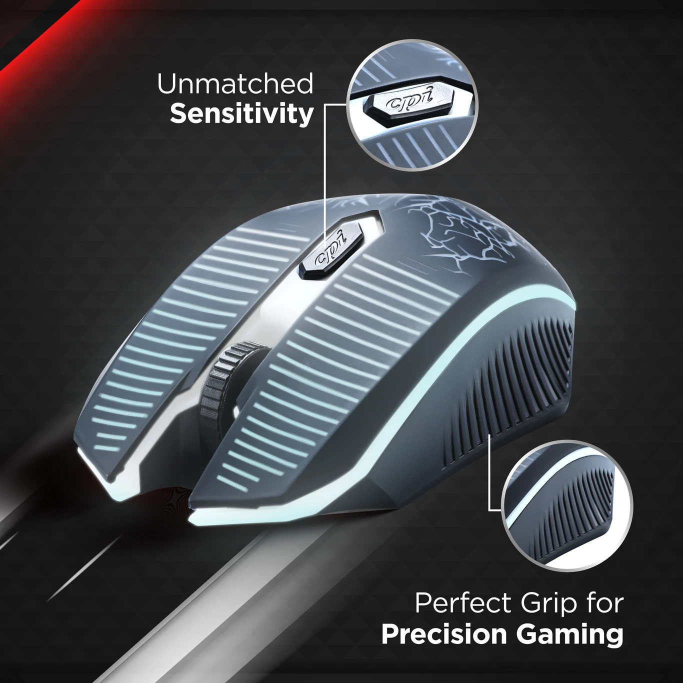 Acer ACR300 Gaming Combo Kit 4-in-1 – Headset, Keyboard, Mouse & Mouse Pad - Image 3